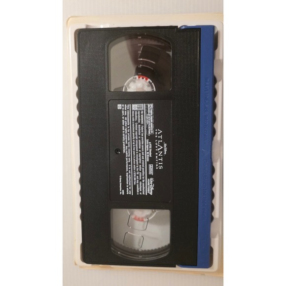 Atlantis The Lost Empire VHS 2002 Disney Clamshell w Original Ads Preowned - Picture 9 of 9